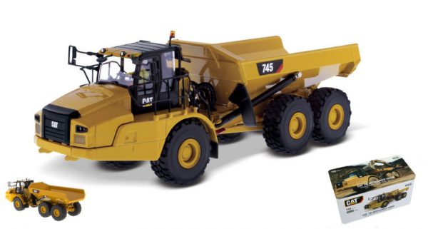 Modellino camion Diecast Master CAT 745 ARTICULATED TRUCK 1:50 modellismo