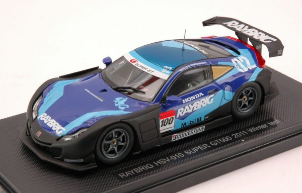 Modellino auto scala 1:43 Ebbro  HONDA HSV-010 N.100 SUPER GT 500 WINTER TEST diecast modellismo statico