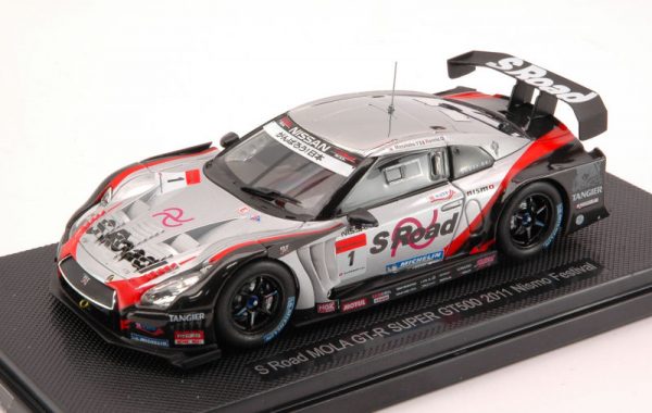 Modellino auto scala 1:43 Ebbro  NISSAN R35 GT-R N.1 SUPER GT500 diecast modellismo statico
