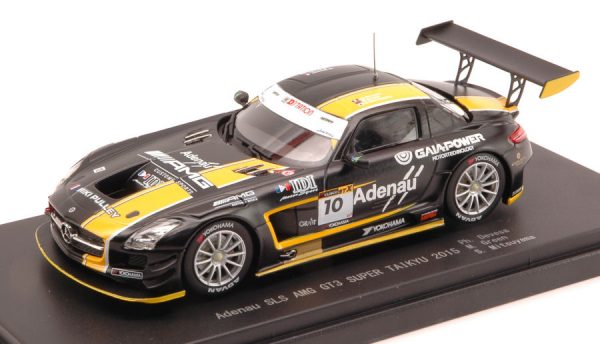 Modellino auto scala 1:43 Ebbro  MERCEDES SLS GT3 N.10 5th SUPER TAIKYU  DEVESA--MITSUYAMA diecast modellismo statico