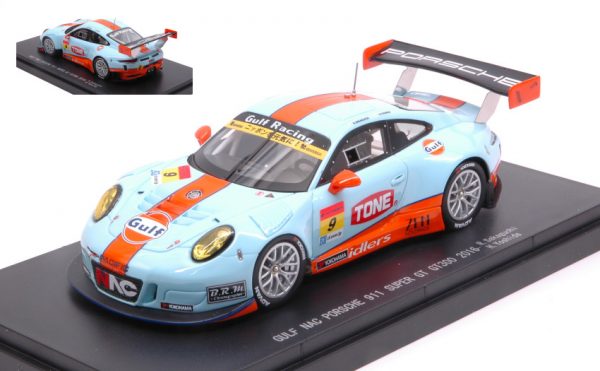 Modellino auto scala 1:43 Ebbro PORSCHE 911 GT3 R modellismo statico diecast new