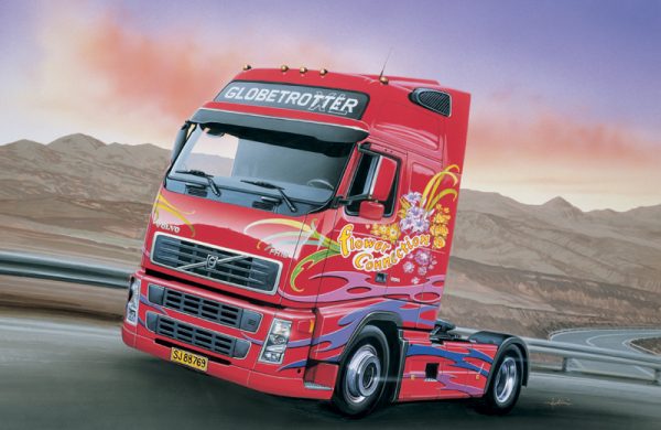 Modellino camion kit di montaggio Italeri VOLVO FH 12 GLOBETROTTER scala 1:24