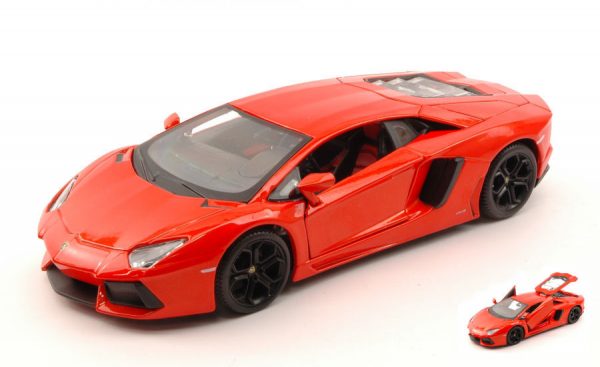 Modellino auto scala 1:24 LAMBORGHINI AVENTADOR LP700 modellismo statico diecast