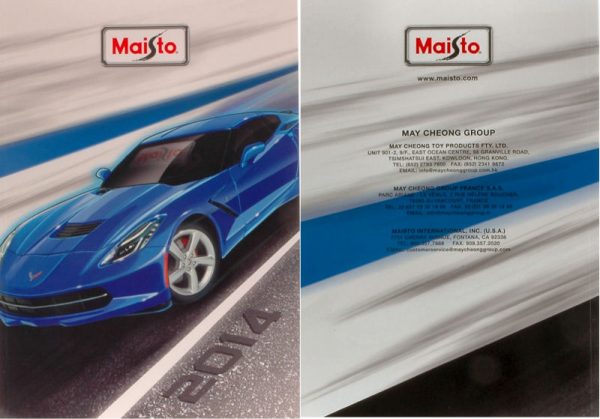 Modellino auto rivista book booklet Maisto  CATALOGO MAISTO  PAG.95 modellismo statico diecast