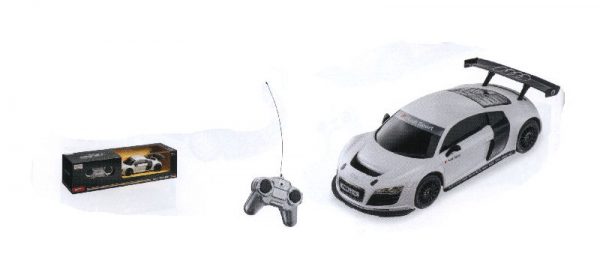 Modellino auto radiocomandata rc modellino mini Mondo Motors  AUDI R8 LMS SILVER RADIOCOMANDO 1:24 modellismo