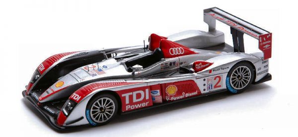 Modellino auto scala 1:43 Spark Model  AUDI R 10 N.2 WINNER SEBRING 07 diecast modellismo statico