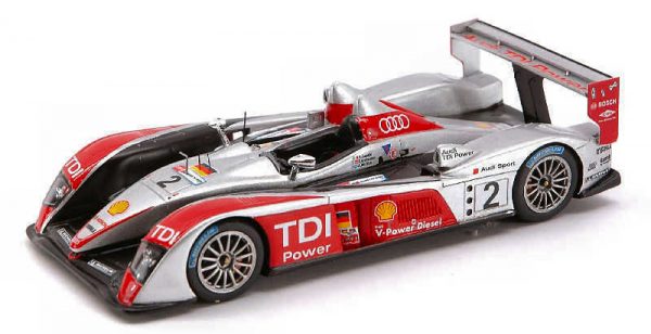 Modellino auto scala 1:43 Spark Model  AUDI R 10 N.2 LM diecast modellismo statico