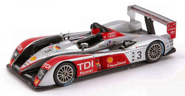 Modellino auto scala 1:43 Spark Model  AUDI R 10 N.3 LM diecast modellismo statico