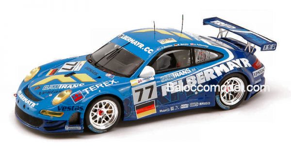 Modellino auto scala 1:43 Spark Model  PORSCHE 997 GT 3 N. 77 LM diecast modellismo statico
