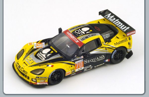 Modellino auto scala 1:43 Spark Model  CORVETTE C6 ZR1 N.70 28th LM  BELLOC-BOURRET-GIBON diecast modellismo statico