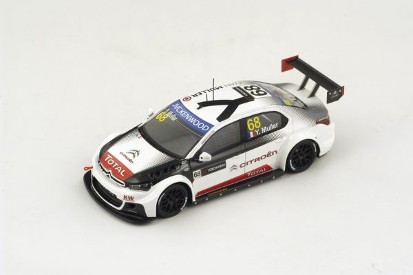 Modellino auto scala 1:43 Spark Model  CITROEN C-ELYSEE N.68 WINNER WTCC RACE OF MAROCCO  YVAN MULLER diecast modellismo statico