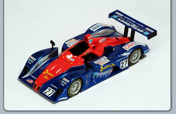 Modellino auto scala 1:43 Spark Model  MG LOLA BANANA N.37 SEBRING  03 diecast modellismo statico