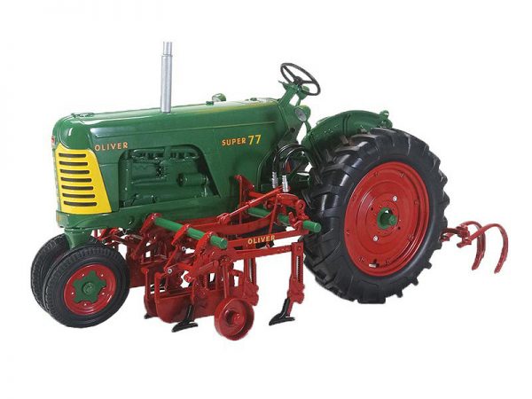 Modellino trattore mezzi agricoli SpecCast  TRATTORE OLIVER SUPER 77 DIESEL NF WCULTIVATOR 1:16 modellismo