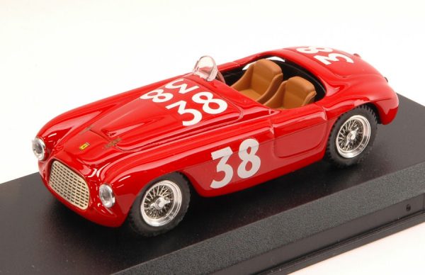 Modellino auto scala 1:43 Art Model  FERRARI 166 MM SPYDER N.38 WINNER SILVERSTONE  A.ASCARI diecast modellismo