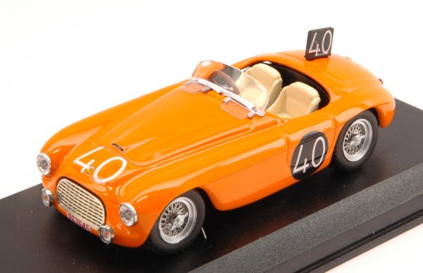 Modellino auto scala 1:43 Art Model  FERRARI 166 MM SPIDER N.40 8th 24H SPA  ROOSDORP-DE RIDDER diecast modellismo