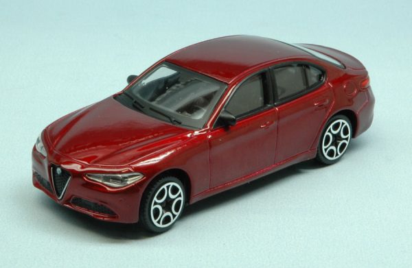 Modellino auto scala 1:43 Burago ALFA ROMEO GIULIA modellismo rosso burago