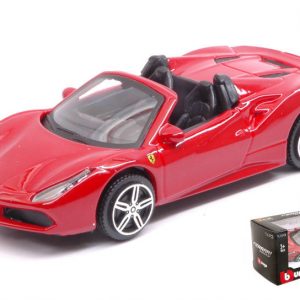 Modellino auto scala 1:43 Burago FERRARI 488 SPIDER modellismo diecast