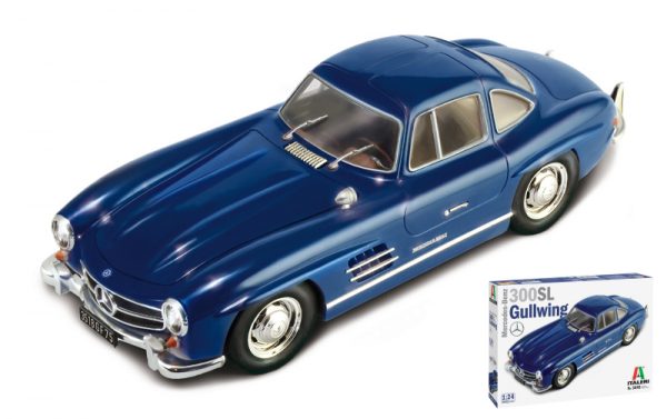 Modellino auto kit di montaggio Italeri MERCEDES 300 SL MODEL scala 1:24