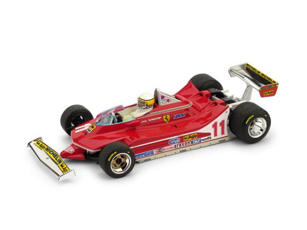 Modellino auto formula 1 F1 scala 1:43 Brumm FERRARI 312 T4 SCHECKTER gp diecast
