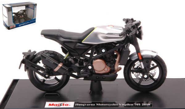Modellino moto scala 1:18 Maisto HUSQVARNA MOTORCYCLES VITPILEN 701 bike