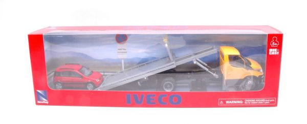 Modellino AUTO camion MODELLISMO IVECO DAILY FIAT PANDA SCALA 1:43 DIECAST