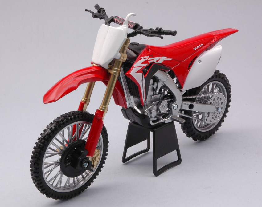 Modellino moto HONDA CROSS 450 R scala 1:12 modellismo motor bike collezione