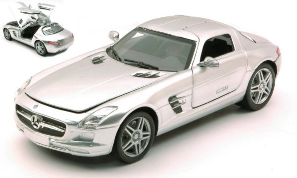 Modellino auto scala 1:24 MERCEDES SLS AMG diecast modellismo statico nuovi