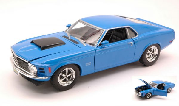 Modellino auto scala 1:24 diecast modellismo statico FORD MUSTANG BOSS 429