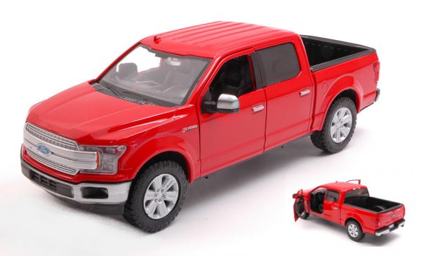 Modellino auto scala 1:24 FORD F-150 LARIAT CREW CAB 2019 diecast modellismo