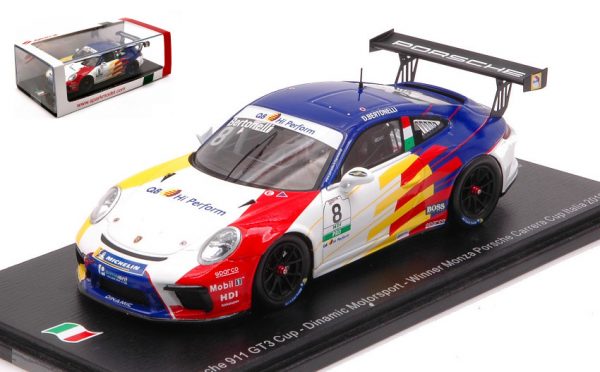 Modellino auto scala 1:43 Spark PORSCHE 911 GT3  MONZA CUP ITALIA 2019