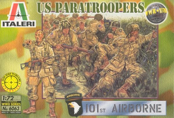 Modellino soldati soldatini  Italeri WWII US PARATROOPERS SCALA 1:72