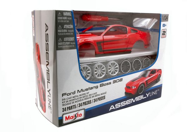 Modellino auto kit di montaggio Maisto FORD MUSTANG BOSS 302 model kit 1:24