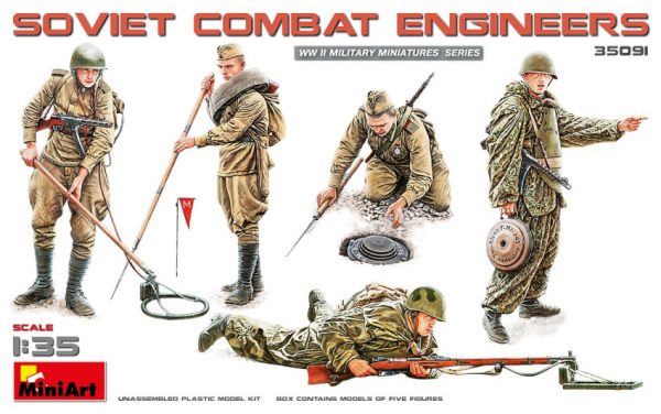 Modellino model kit di montaggio  Miniart  SOVIET COMBAT ENGINEERS KIT 1:35