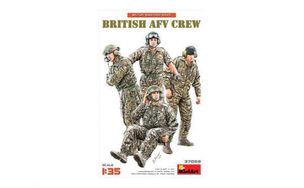 Modellino soldati soldatini  Miniart  BRITISH AFV CREW KIT 1:35