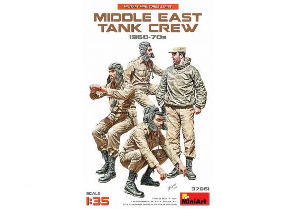 Modellino model kit di montaggio  Miniart  MIDDLE EAST TANK CREW -70s KIT 1:35