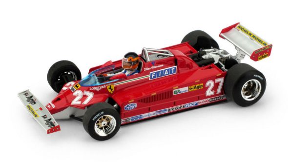 Modellino auto formula 1 F1 Brumm  FERRARI 126 CK VILLENEUVE  N.27 1:43 ITALY GP