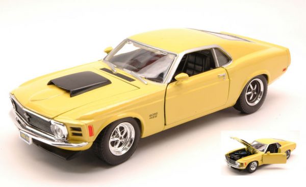 Modellino auto scala 1:24 FORD MUSTANG BOSS 429 diecast modellismo statico