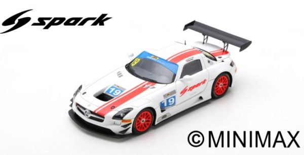 Modellino auto scala 1:43 Spark Model MERCEDES SLS GT3 N.19 ZHUHAI diecast