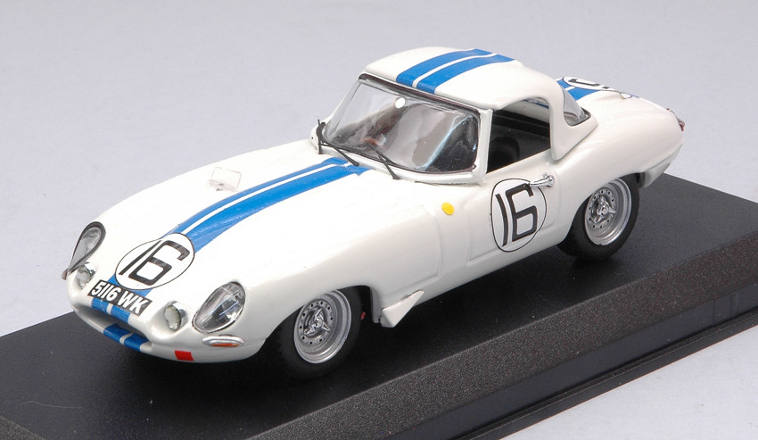 Modellino auto scala 1:43 Best Model JAGUAR E TYPE SPYDER N.16 LM diecast mod...