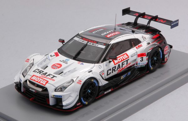 Modellino auto scala 1:43 Ebbro NISSAN GT-R N.3 SUGO WINNER SUPER GT500 2019