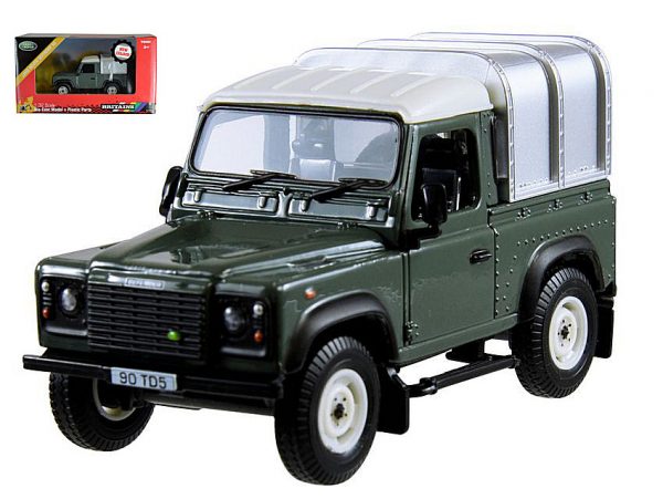 Modellino auto scala 1:32 Britains LAND ROVER DEFENDER 90 diecast jeep verde
