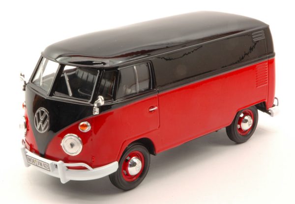 Modellino auto furgone scala 1:24 VW TYPE 2 T1 DELIVERY VAN bus diecast modellismo