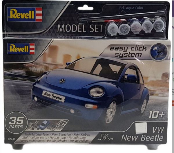 Modellino auto model kit di montaggio Revell  VW NEW BEETLE maggiolino scala 1:24
