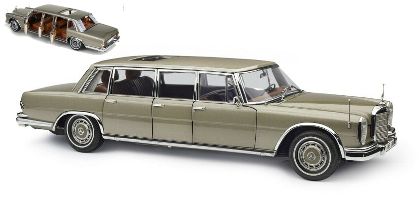 Modellino auto scala 1:18 CMC MERCEDES 600 PULLMAN W100 diecast modellismo