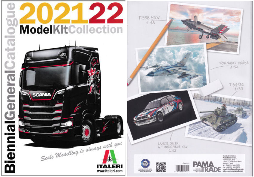 Modellino kit di montaggio modellismo statico CATALOGO ITALERI 2021 2022  model kit - Arcadia Modellismo