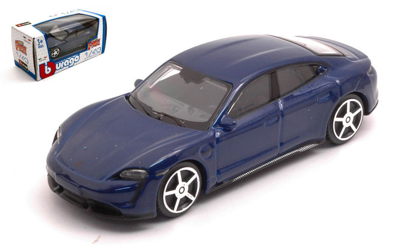 Modellino auto scala 1:43 Burago PORSCHE TAYCAN diecast modellismo  collezione .