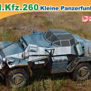 Modellino model kit di montaggio mezzi militari tank Dragon  SD.KFZ.260 KLEINE PANZERFUNKWAGEN KIT 1:72 guerra