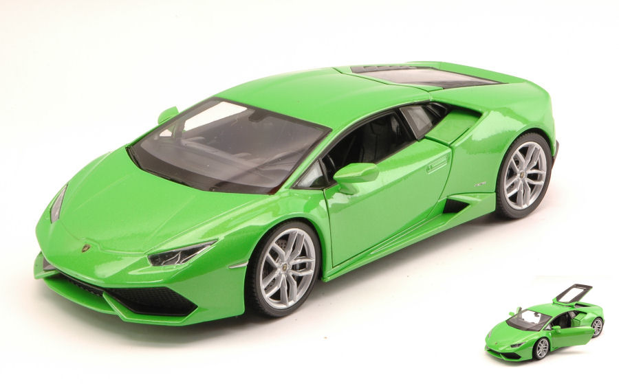 Miniature voiture auto 1:24 LAMBORGHINI HURACAN LP 610-4 modèle diecast vert