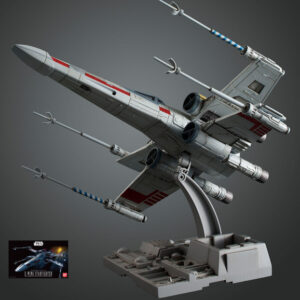Modellino astronave XWING STARFIGHTER BANDAI STAR WARS model KIT 1:72 modellismo