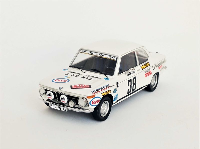 TROFEU TFRRFR47 BMW 2002 TI 15th MONTE CARLO RALLY 1972 KOOB/DEMUTH 1